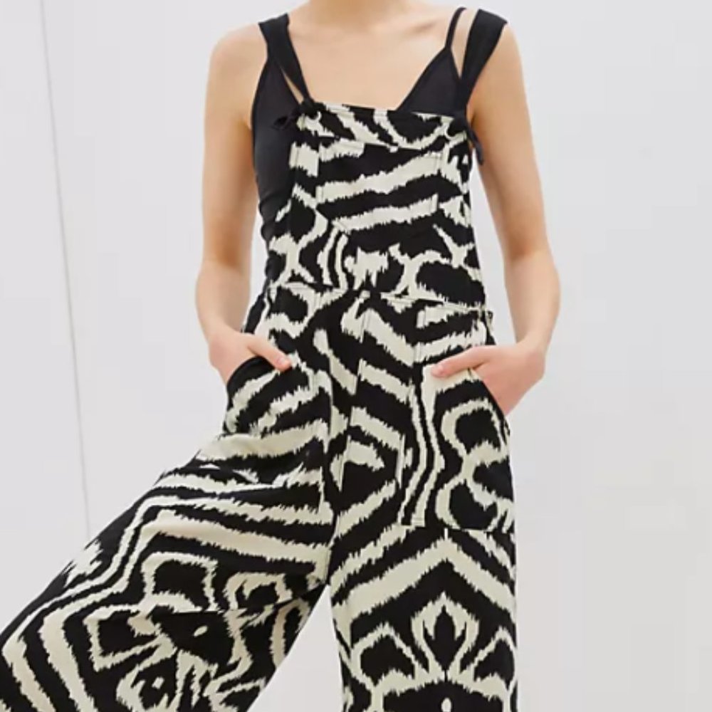 Anthropologie Constance Wide Leg Overalls